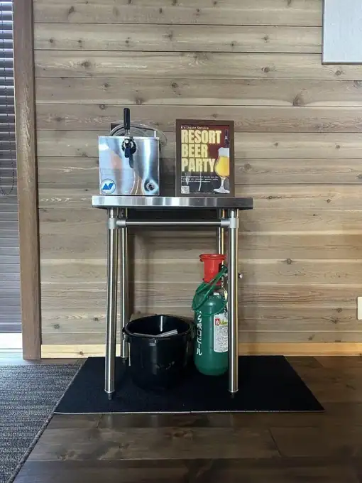 あさまヴィラのビールサーバー