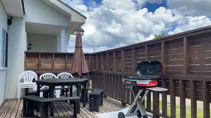 ポーラーリゾート西軽井沢2：BBQデッキ