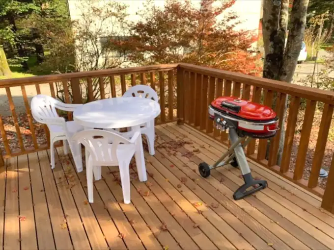 ポーラーリゾート新軽井沢1：BBQデッキ