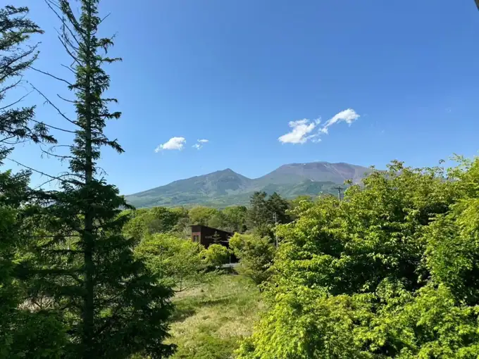ポーラーリゾートあさまテラス1：浅間山の眺望